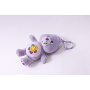 Care Bears, Harmony Bear, Vintage, Keychain, Clip, Soft Toy, ~ 250622-WH 355
